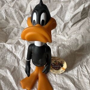 Vintage 94 NWT Looney Tunes 9" Daffy Duck Vinyl Classic Original Collector Doll